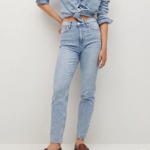 Mango Mom Elastic Jeans